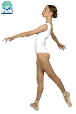 BODY DANZA LYCRA MONOSPALLA BIANCO DONNA